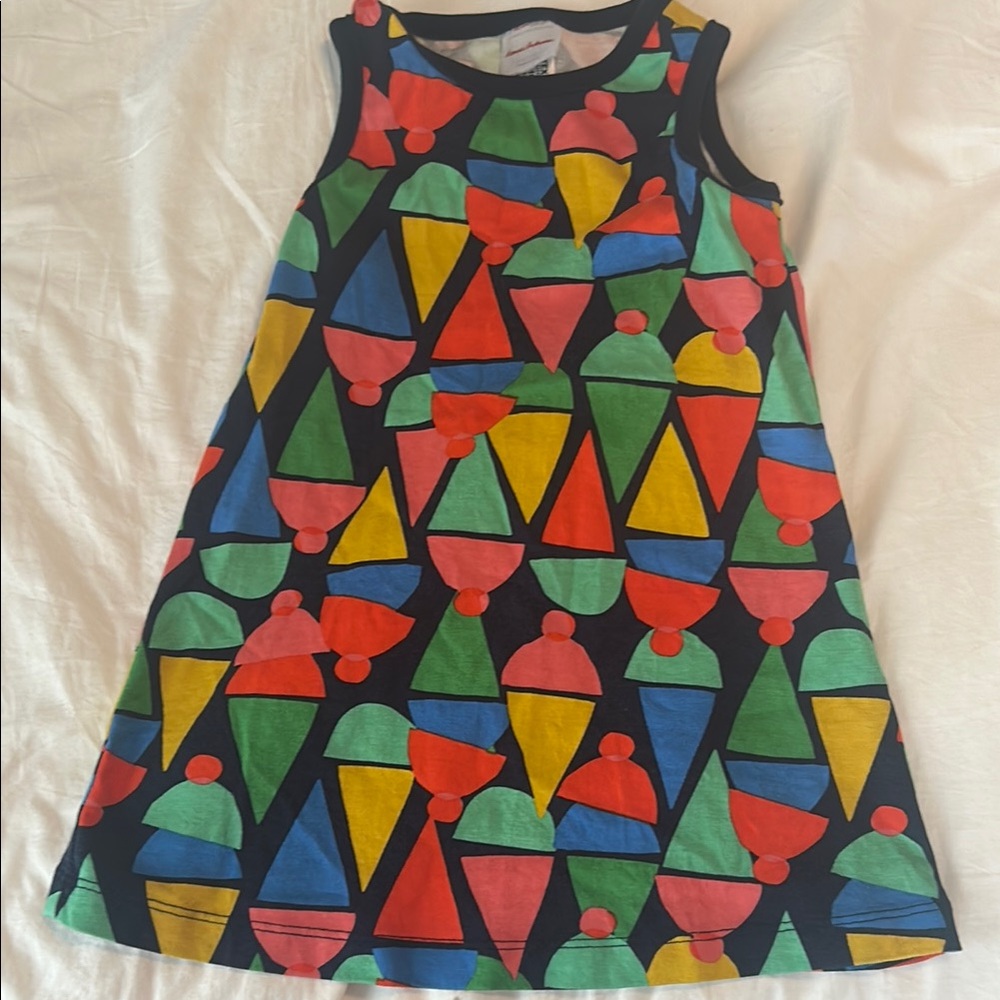 Hanna Andersson Colorful Geometric Kids Dress